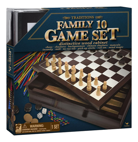 Set Juegos De Mesa Familiar 10 Juegos En 1