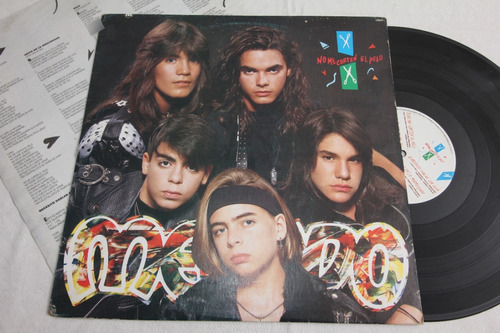 Vinilo Menudo No Me Corten El Pelo 1990 México Insert