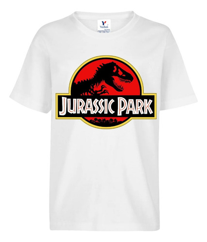 Playera Jurassic Park Wordl Retro Niño Niña Moda Camiseta