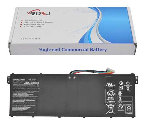 Bateria Ac14b3k 4icp5/57/80 Ac14b8k Acer Aspire R3 R3-131t R