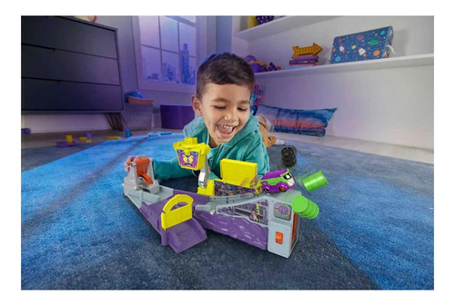 Dc Batman Fisher Price Bathwheels Lanzador Zoom Increible