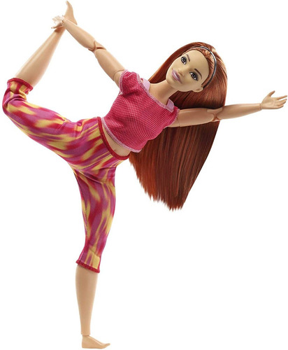 Muñeca Barbie Hecha Para Mover, Curva, Con 22 Articulaciones