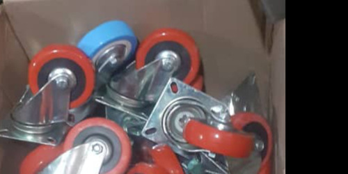 Imagen 6 de 7 de Ruedas Traspaletas Camillas Ascenores Vulvanizado Sellos Tii