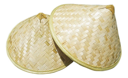 Sunny Hill Paquete De 2 Sombreros De Pesca De Bambú Orient.