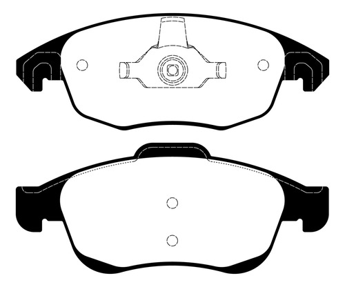 Pastillas De Freno Para Peugeot Ranch 1.6 16v Hdi 08/18 Litt