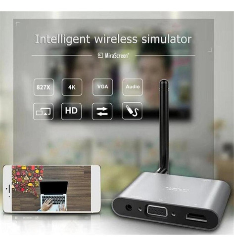 Receptor De Dongle Con Pantalla Wifi Para Transmitir La