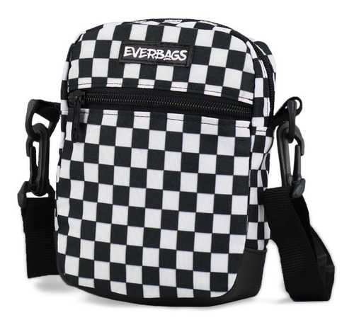 Imagem 1 de 7 de Shoulder Bag Bolsa Necessaire Pochete Everbags Xadrez Estilo