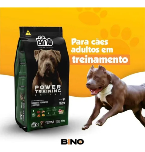 Ração Para Cachorro Com Whey Power Training 26% Adulto 15kg