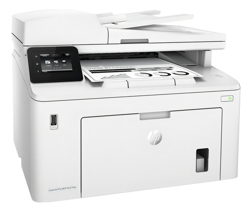 Impresora Multifunción Monocromática Hp Laserjet Pro M227fdw Con Wifi 127v Blanco