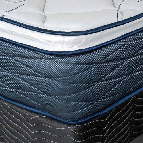 Colchón King Size Maverick, 2 Piezas Línea Moon Care Color Blanco