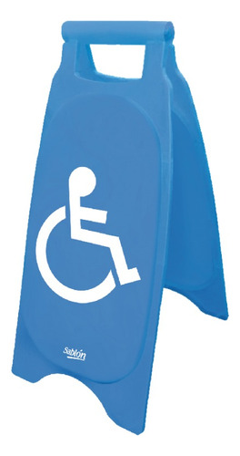 Caballete Plastico Personas Discapacidad Azul-blanco 7759