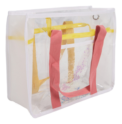 Bolso De Hombro Transparente De Gran Capacidad, Tela De Pvc,