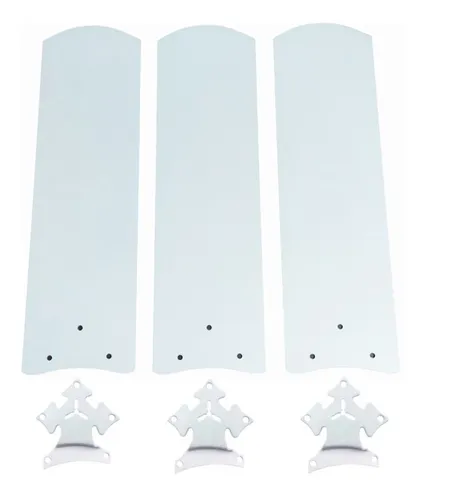 Kit Completo Pás 3 Hélices Garras Ventilador Ventisol Branco Menor preço em Kit Completo Pás 3 Hélices Garras Ventilador Ventisol Branco