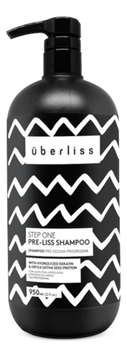 Kit 1 Shampoo Pré-liss 1 Emulsão Alisante Uberliss 950ml