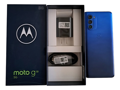 Motorola Moto G51 128gb Rom 4gb Ram 5g Azul (Usado)