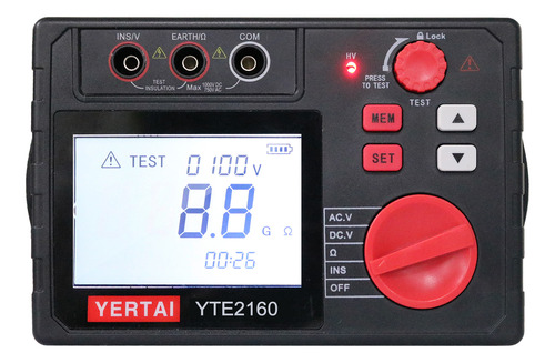 Resistance Tester Data Ground 100 Resistance Display Storage