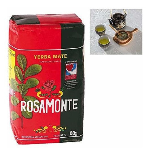 Yerba Mate Rosamonte 3 Kg Argentina Té Verde Bolsa De Hojas