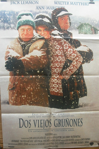 Afiche Orig. Película Dos Viejos Gruñones De Donald Petrie