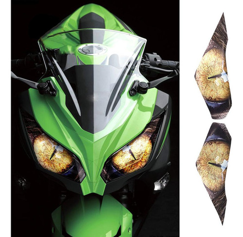 L Motocicleta Decoración Protector Ojos Pegatinas Ojos