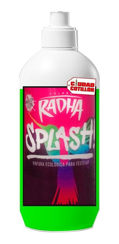 Pintura Fluo Radha Splash 500ml - Ciudad Cotillón