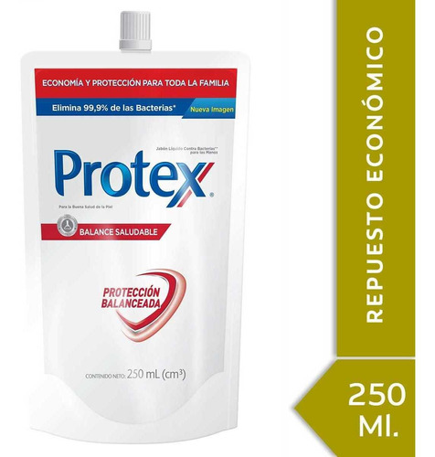 Jabón Liquido Antibacterial  Repuesto Balance X250 Protex