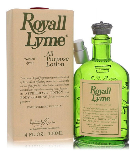 Loción 4.0 Onzas Royall Lyme Por Royall Fragrances Para