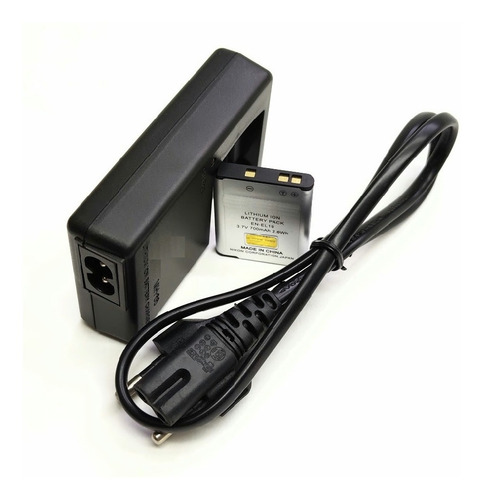 Bateria En-el19 + Carregador Mh-66 S3200 S3300 S4100 S4200
