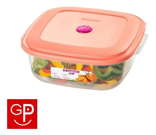 Pote Cuadrado Pequeño Vac Freezer 480ml Sanremo G P