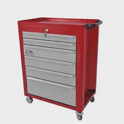 Comprar Carrinho De Mecânico Oficina 6 Gavetas Com Chave C08 Fercar Cor Vermelho no Mercado Livre