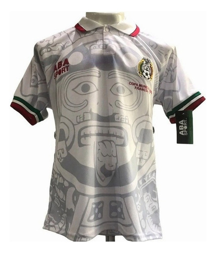 Camiseta Retro Del Mundial De México 1998 Visitante
