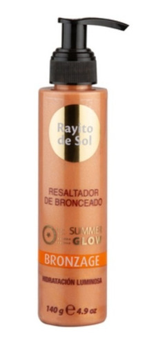 Resaltador De Bronceado Hidratante Emulsion Rayito De Sol 