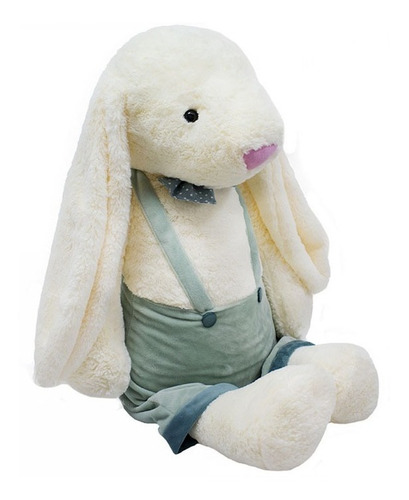 Coelho De Pelúcia Macacão 55cm