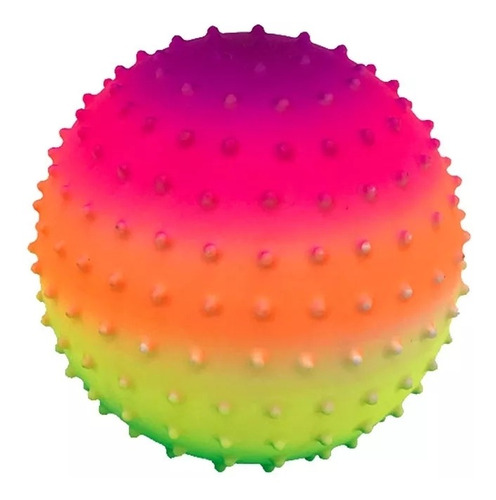 Pelota Sensorial Multicolor Con Bombín 