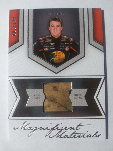 Ty Dillon Swatch Racing Card