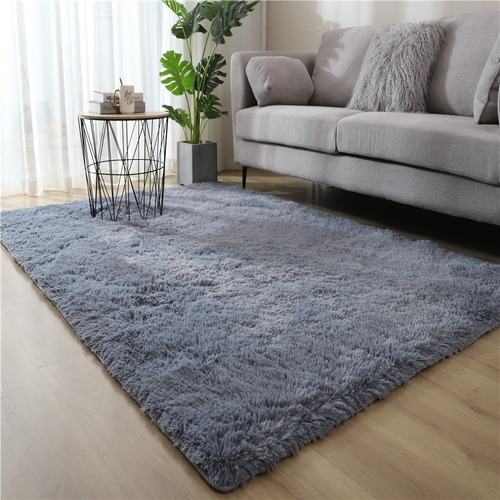 Alfombra Shaggy Peluda Baño Cuarto 62x42cm Colores Delsur