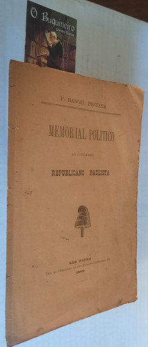Memorial Político Ao Congresso Republicano Paulista - Rangel Pestana