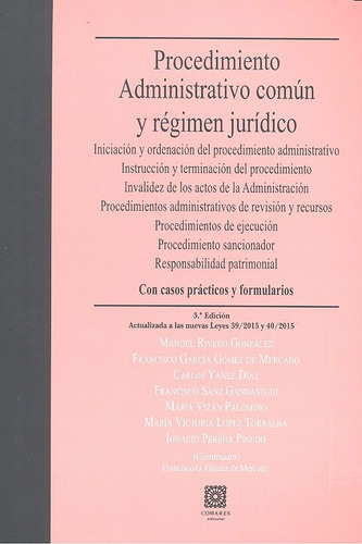 Procedimiento Administrativo Comun Y Regimen Juridico - G...