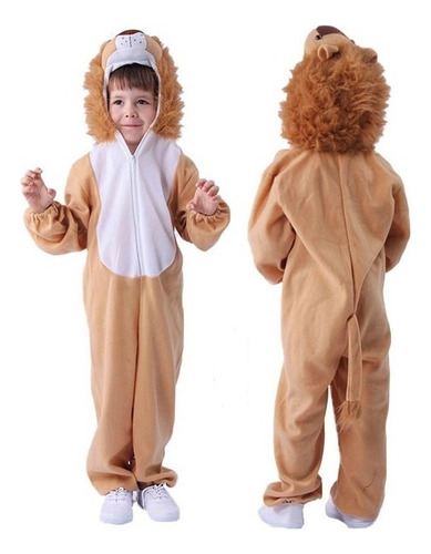 Cute Lion Halloween Animal Costume For Kids 2024