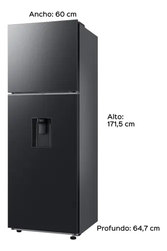 Nevera Gris No Frost Samsung 301 Litros Netos Inverter