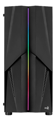 Gabinete Aerocool Atx Mecha V1 Rgb 1x Fan Traseira  (preto)