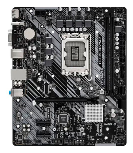 Placa Asrock H610m-hdv/m2 Lga1700 Ddr4 64gb 90-mxbh60-a0uayz