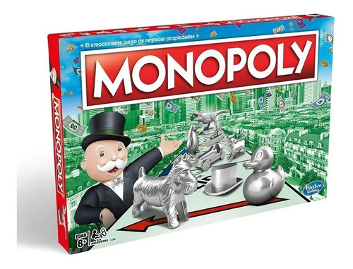 Imagen 2 de 7 de Juego De Mesa Monopoly Clasico C1009 (5815)