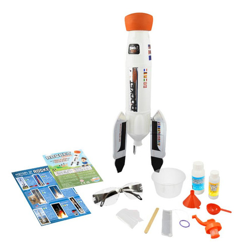 Kit Para Armar Un Cohete Buki Rocket Science Oferta Color Blanco
