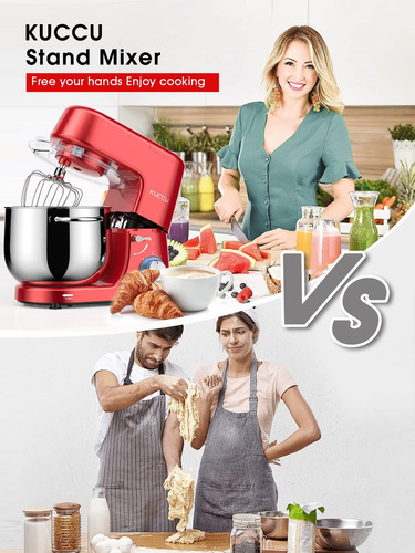 9.5 Qt Double Many Kuccu Stande Mequer, 6 Velocidades Con Ba