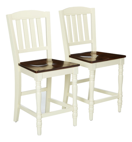 24/7 Shop At Home Idf-pc - Sillas De Comedor, Color Blanco