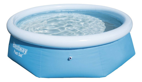 Piscina Familiar Con Borde Inflable Redonda 244 X 66 Cm 