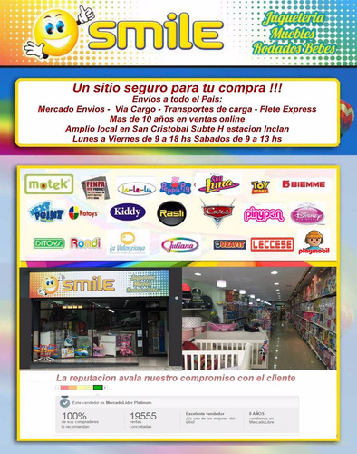 Cuna Cunita Bebe Lion Envio Gratis Caba Valenziana Smile