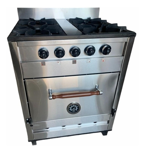 Cocina Industrial Pevi 4 Hornallas 70cm. Ahora 12 18