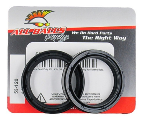Retenes + Cubre Polvos + Aceite Maxima Vtx 1800 Ball 124