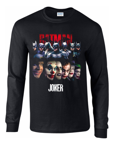 Playera Batman Vs Joker, 100% Algodón 01 M/l